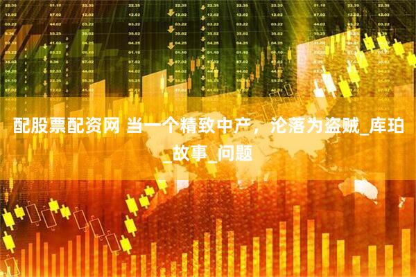 配股票配资网 当一个精致中产，沦落为盗贼_库珀_故事_问题